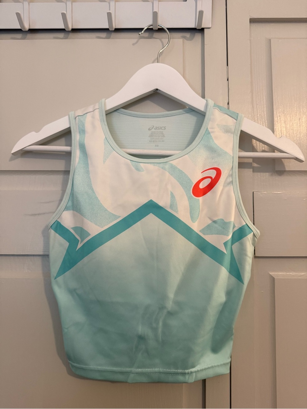 ASICS Track Cropped Top - Soothing Sea